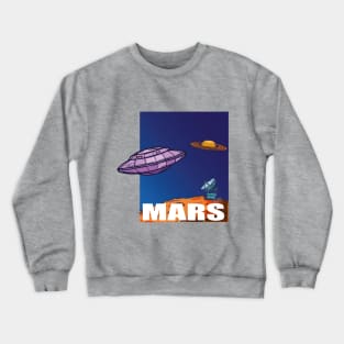 Mars spaceship Crewneck Sweatshirt